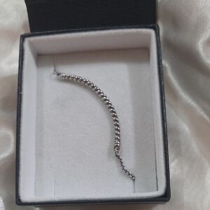 Montana Silversmiths Sterling Lane Silver Rope Bolo Bracelet NEW